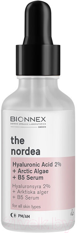 Сыворотка для лица Bionnex The Nordea Гиалуроновая кислота 2% + Арктические водоросли + B5 (30мл)