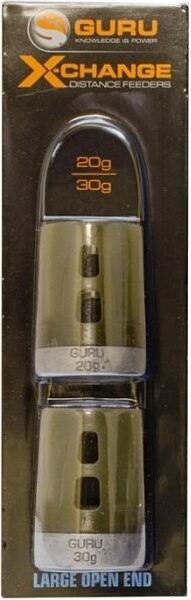 Кормушка рыболовная Guru X-Change Distance Feeder Solid Large 20г+30г / GAD11