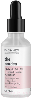 Сыворотка для лица Bionnex The Nordea Cалициловая кислота 2% + Исландский мох (30мл)