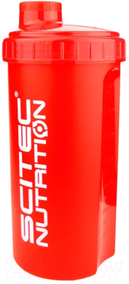 Бутылка для воды Scitec Nutrition 700мл (красный)