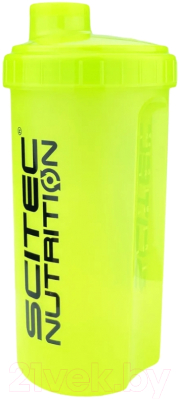 Бутылка для воды Scitec Nutrition 700мл (неоновый желтый)