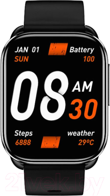 Умные часы QCY GS S6 / WA23S6A (темно-серый)