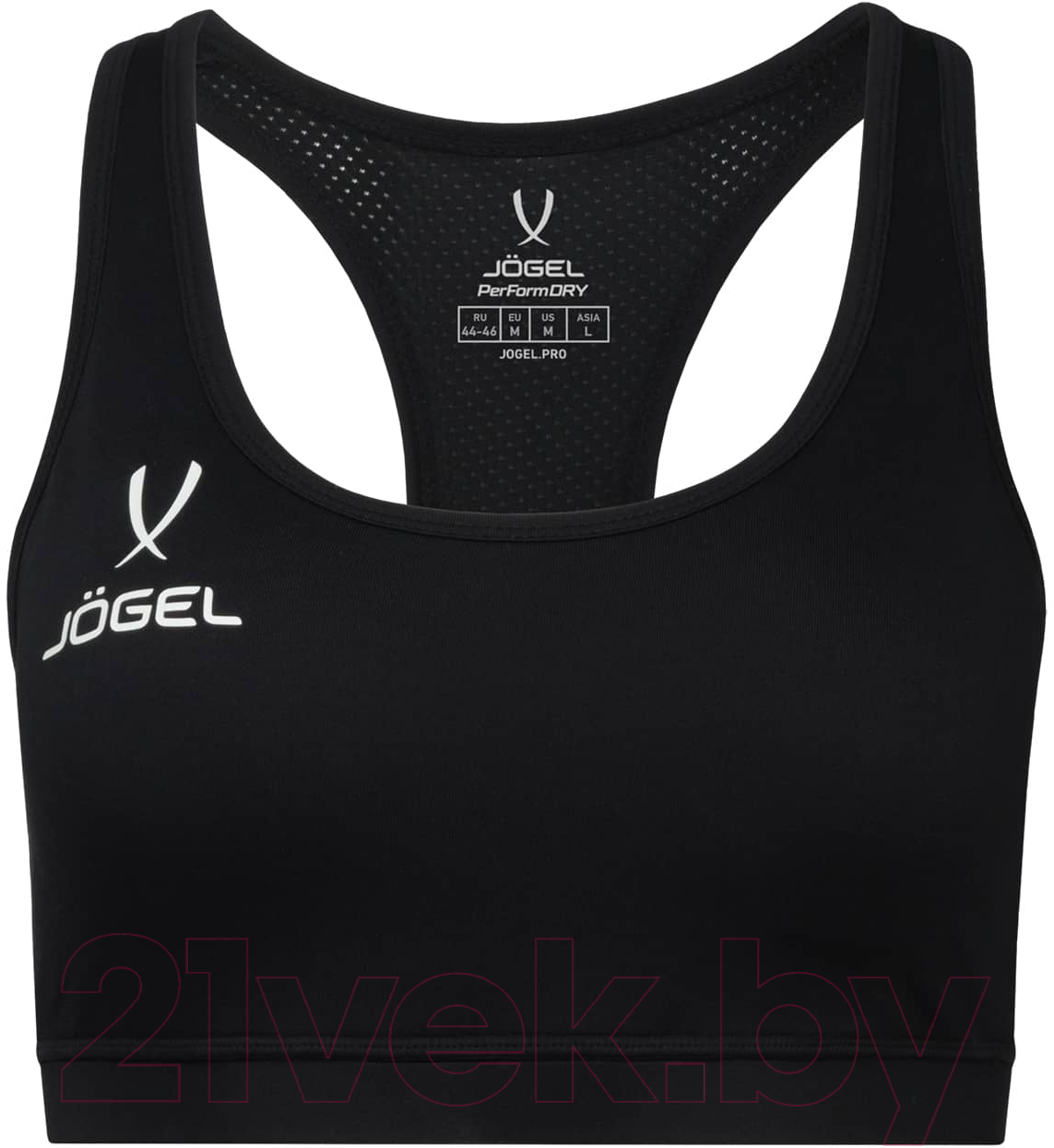 Топ спортивный Jogel Division PerFormDRY Training Bra W (L, черный) — фото 2