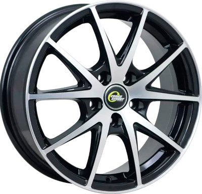 

Литой диск, CR-17 16x6.5" 4x98мм DIA 58.6мм ET 38мм BKF