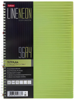 Тетрадь Hatber Line Neon / 96Т4В1гр_03034 (96л, зеленый) - 