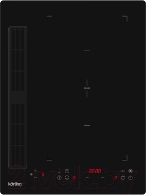 Индукционная варочная панель Korting HIBH 40980 NB (со встроенной вытяжкой)