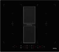 Индукционная варочная панель Korting HIBH 68980 NB (со встроенной вытяжкой) - 