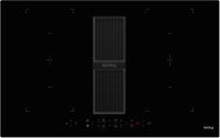 Индукционная варочная панель Korting HIBH 84980 NB (со встроенной вытяжкой) - 