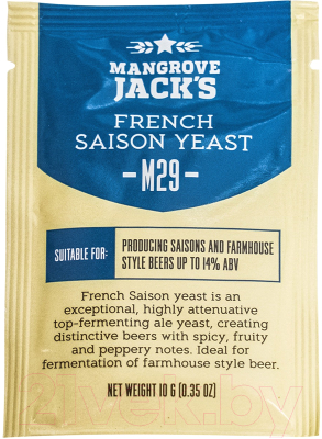 Дрожжи Mangrove Jack’s French Saison M29 (10гр)