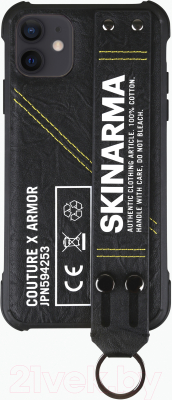 Чехол-накладка Skinarma Jinzu для iPhone 12/12 Pro (черный)