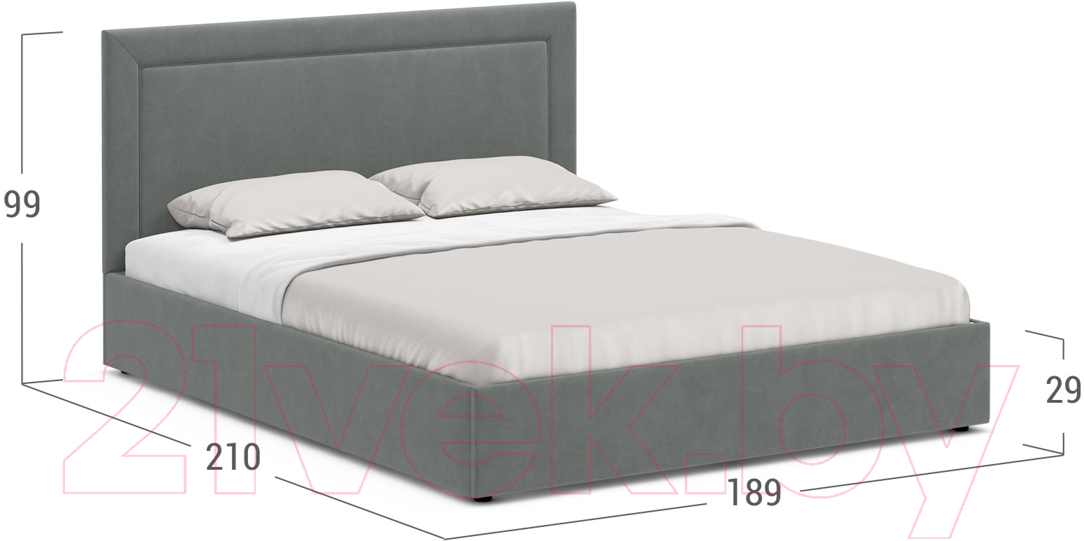 Двуспальная кровать Moon Family 1258 / MF009045
