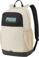 Рюкзак спортивный Puma Plus Backpack / 07961504 (бежевый/черный) - 
