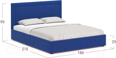 Двуспальная кровать Moon Family 1258 / MF009065