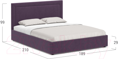 Двуспальная кровать Moon Family 1258 / MF009006