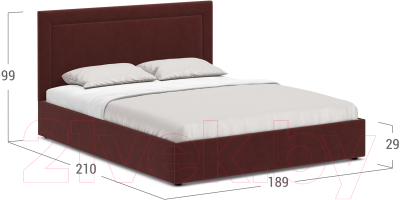 Двуспальная кровать Moon Family 1258 / MF009016