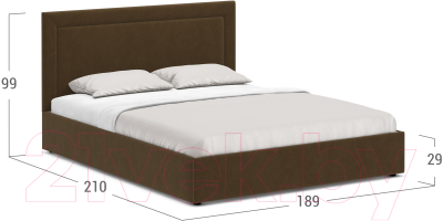 Двуспальная кровать Moon Family 1258 / MF008996