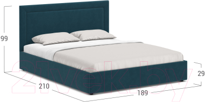 Двуспальная кровать Moon Family 1258 / MF008976