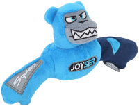 Игрушка для собак Joyser Squad J-Bear медведь с пищалкой / 7007J (S/M, голубой) - 