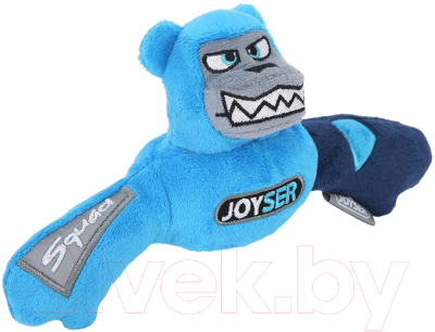 Игрушка для собак Joyser Squad J-Bear медведь с пищалкой / 7007J (S/M, голубой)