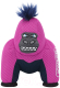 Игрушка для собак Joyser Mightus J-Rilla горилла с пищалкой / 7021J (M/L, розовый) -