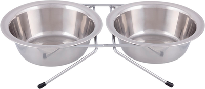 

Набор мисок для животных, С подставкой / 107307