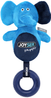 Игрушка для собак Joyser Puppy слоник с резиновым кольцом и пищалкой / 7035J (S/M, синий) - 