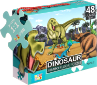 Пазл Puzzle Time Эпоха динозавров 88098 / 9950770 (48эл) - 