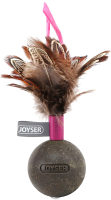 Игрушка для кошек Joyser Catnip Ball мячик с перьями / 7047J (розовый) - 