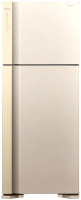 Холодильник с морозильником Hitachi HRTN7489DF BEGCS (бежевый) - 
