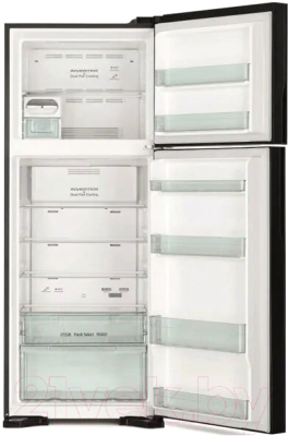 Холодильник с морозильником Hitachi HRTN7489DF BEGCS (бежевый)