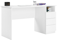 Письменный стол Mio Tesoro Велия МВ-08 140х60 (белый) - 