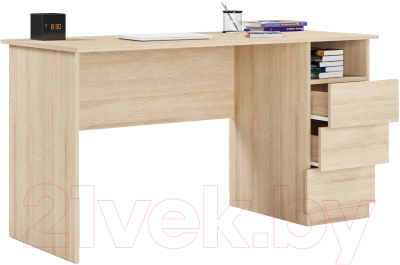 Письменный стол Mio Tesoro Велия МВ-08 140х60 (дуб сонома)