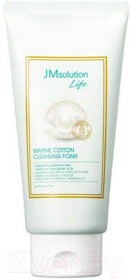 Пенка для умывания JMsolution Life Marine Cotton Cleansing Foam (300мл)