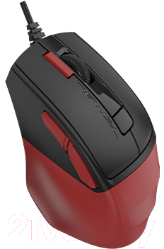 Мышь A4Tech Fstyler FM45S Air  (красный/черный)