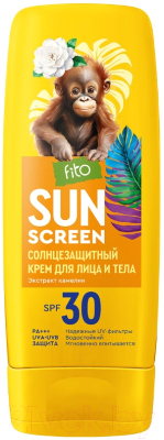 Крем солнцезащитный Fito Косметик Sun Screen SPF30 для лица и тела (140мл)
