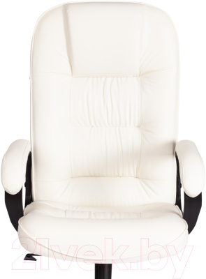 Кресло офисное Tetchair СН9944 кожзам/хром (белый)
