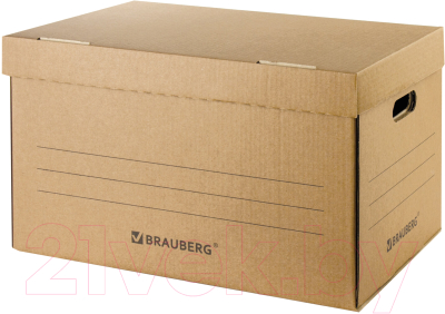 Коробка архивная Brauberg Делопроизводство / 126523