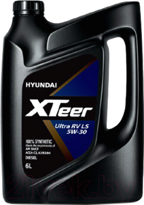 Моторное масло Hyundai XTeer Ultra RV LS 5W30 / 1060001 (6л)