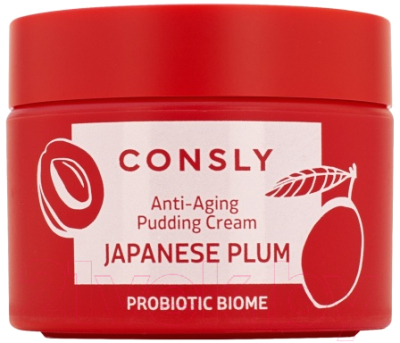 Крем для лица Consly Probiotic Biome Anti-Aging Japanese Plum Pudding Омолаживающий (50мл)