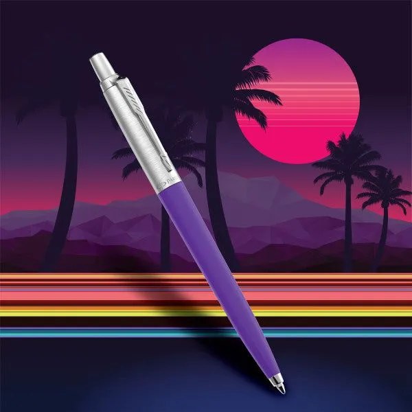 Набор ручек имиджевых Parker Jotter Originals 80s Retrowave Ver. Red/Indigo Purple M 2186314 (2шт)
