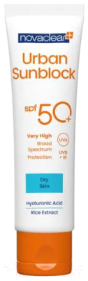 Крем солнцезащитный Novaclear Urban Sunblock SPF50+ для сухой кожи (40мл)