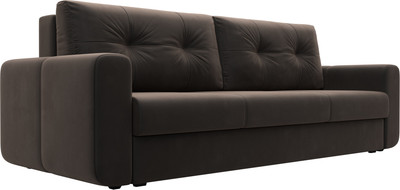 Диван Лига Диванов Лига-031 / 121257  (велюр коричневый) - 