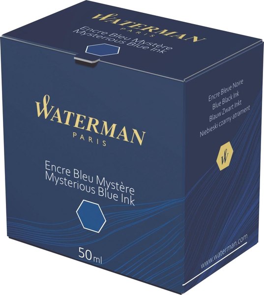 Чернила для перьевой ручки Waterman Mysterious / S0110790 (50мл, синий)