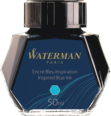 Чернила для перьевой ручки Waterman Inspired / S0110810 (50мл, синий)