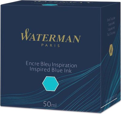 Чернила для перьевой ручки Waterman Inspired / S0110810 (50мл, синий)