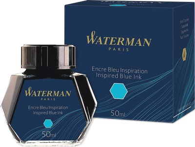 Чернила для перьевой ручки Waterman Inspired / S0110810 (50мл, синий)