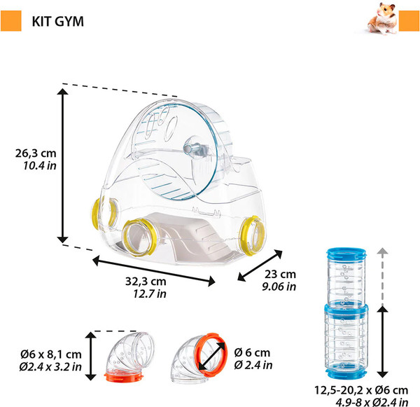 Игровая площадка для грызунов Ferplast Спортзал GYM / 84835099