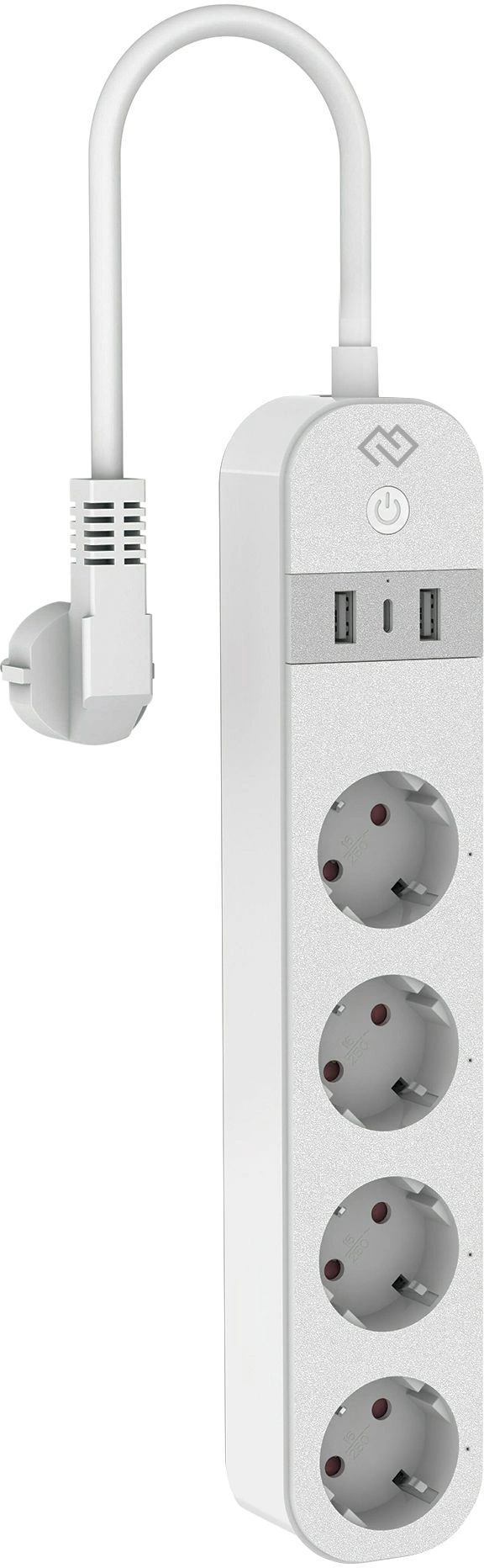 Умная розетка Digma DiPlug Strip 55 EU Wi-Fi / DPS554S