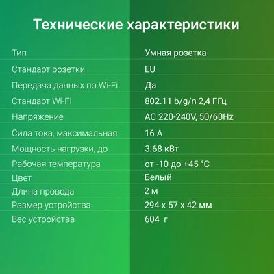 Сетевой фильтр Digma DiPlug Strip 55 EU Wi-Fi / DPS554S (белый)