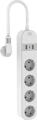 Сетевой фильтр Digma DiPlug Strip 55 EU Wi-Fi / DPS554S (белый)